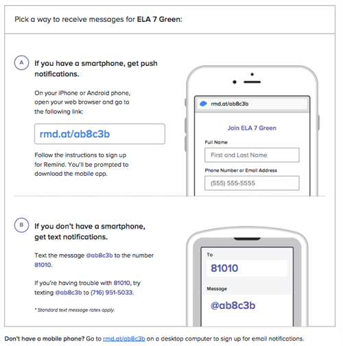 directions for remind 